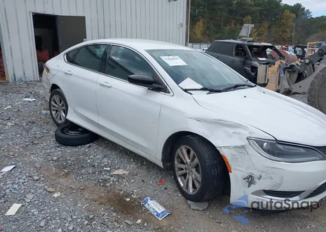 2015 Chrysler 200 Limited z USA, uszkodzony, nr VIN 1C3CCCAB1FN620975